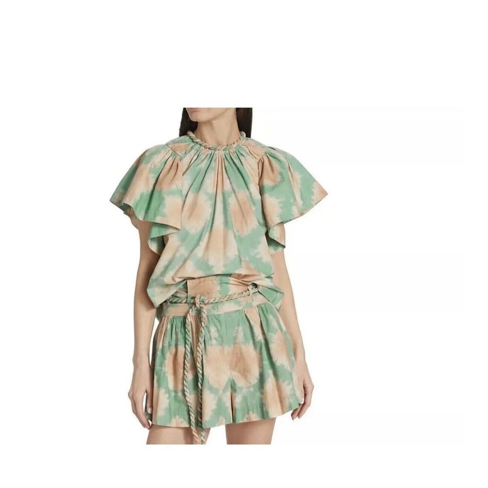 Ulla Johnson Kaya tie-dye print blouse size 6
